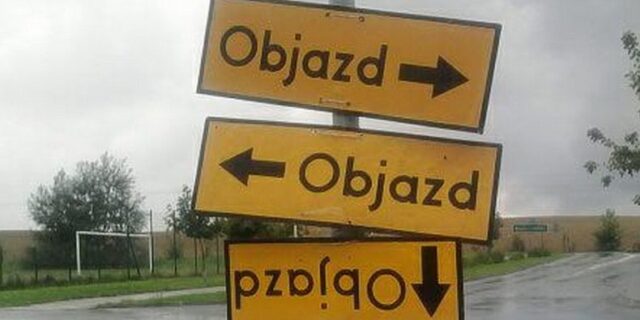 Objazd - znak drogowy